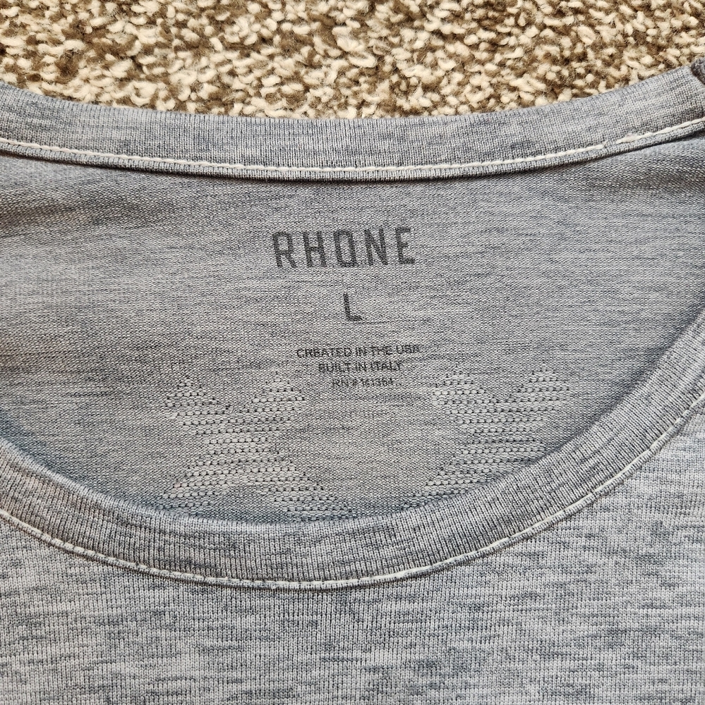 Rhone Mens Long Sleeve Top Size Large - Picture 3 of 5